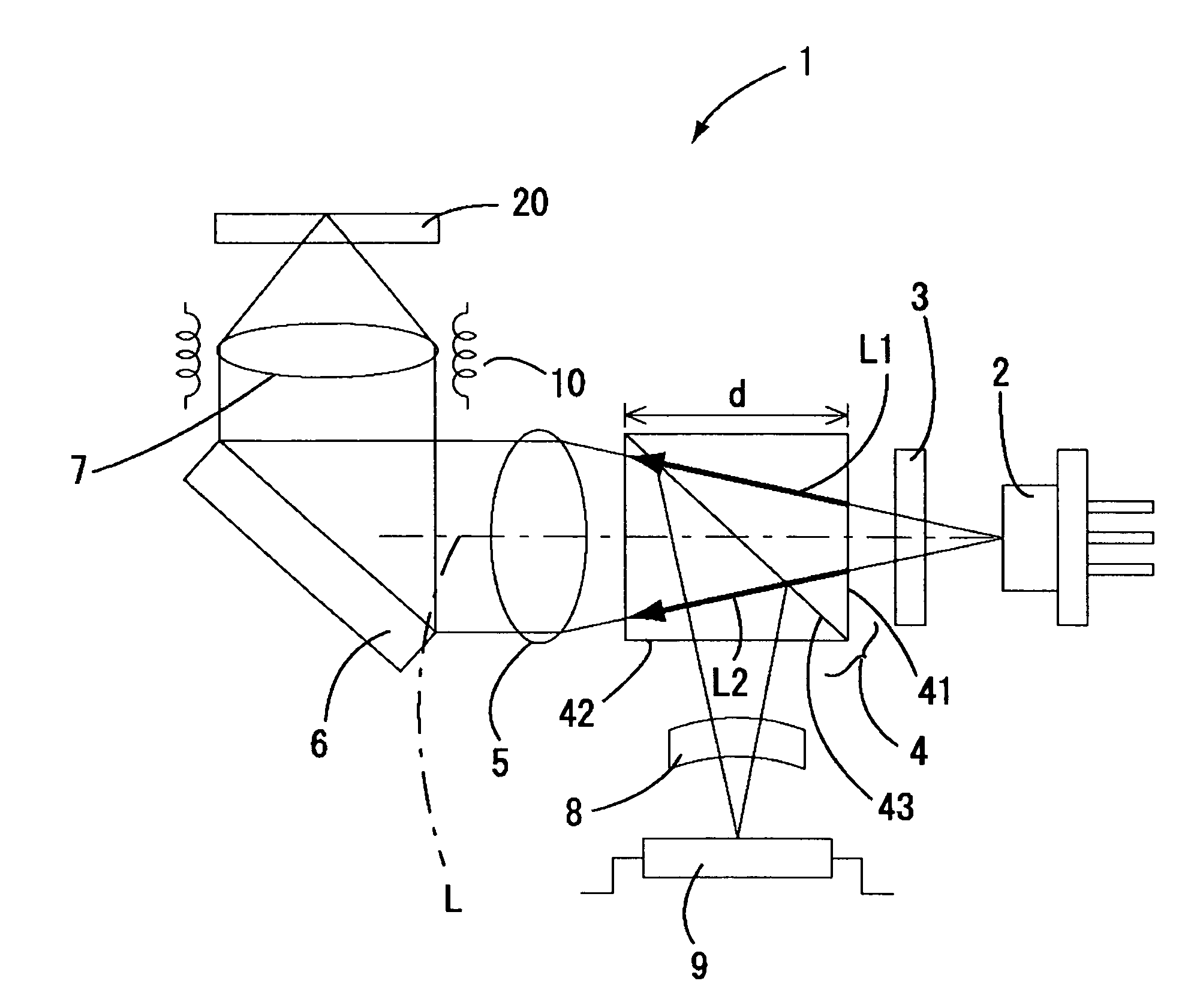 Optical head apparatus