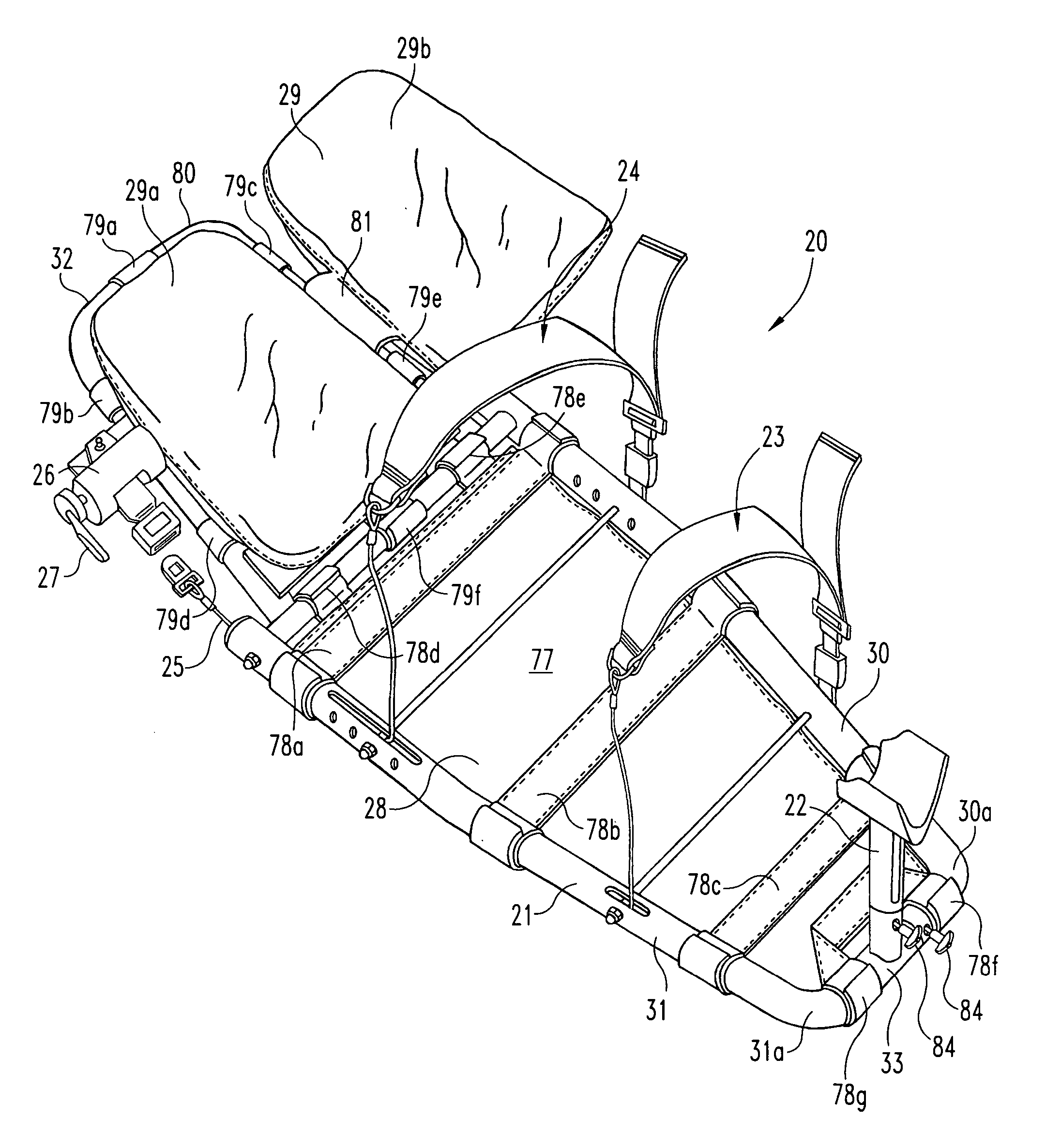 Knee extension treatment apparatus