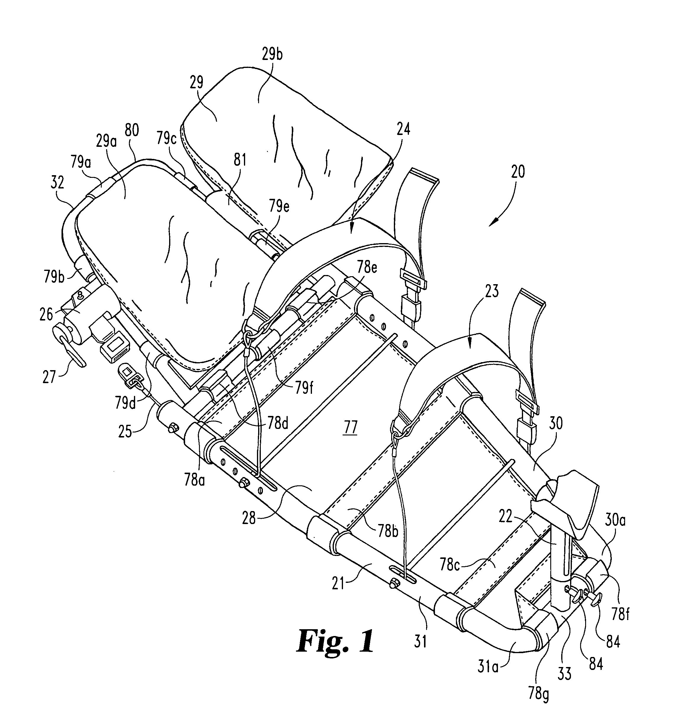 Knee extension treatment apparatus