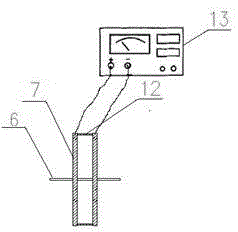 Electrolysis phosphorous removal device