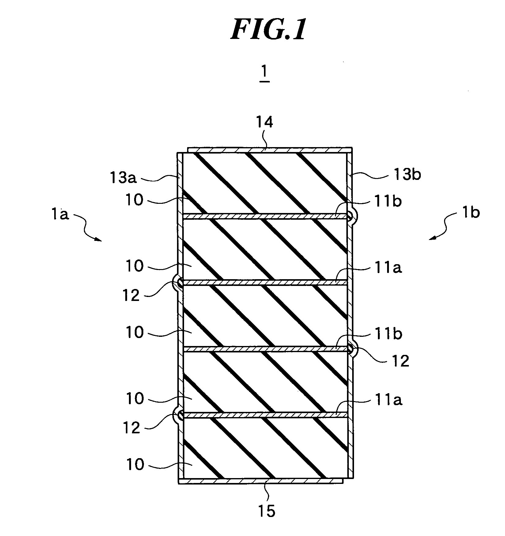 Multilayered structure, multilayered structure array and method of manufacturing the same