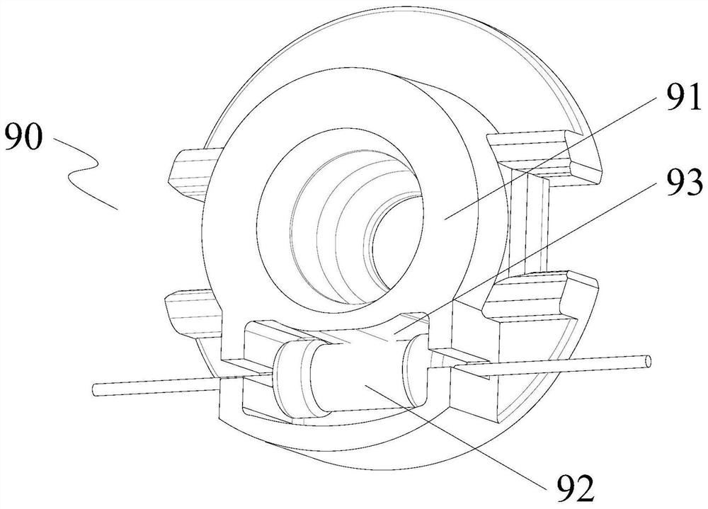 Ceramic heating body assembling, filling and sealing machine