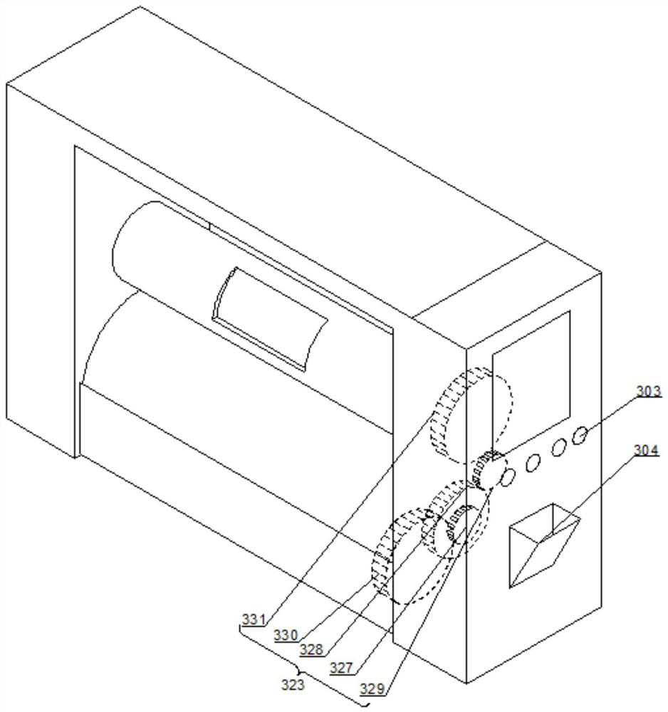 A gravure printing process and equipment for paper packaging boxes