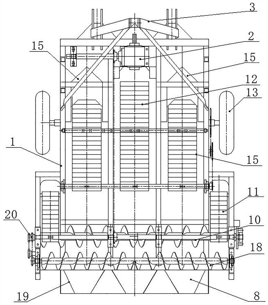 Outcrop cultivation, film mulching and soil covering combined machine for codonopsis pilosula and astragalus membranaceus