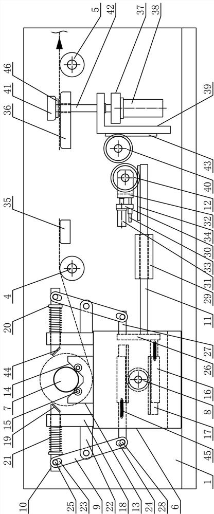 Film unwinding device