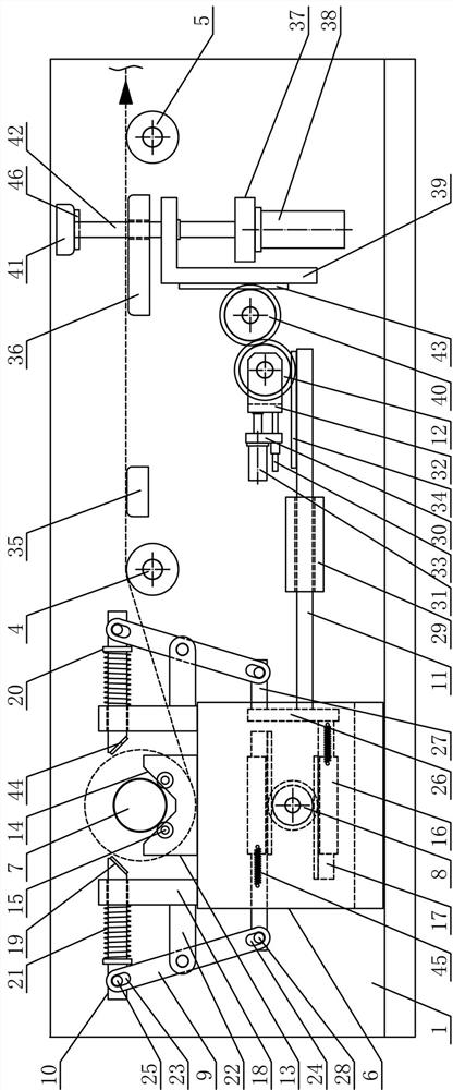 Film unwinding device