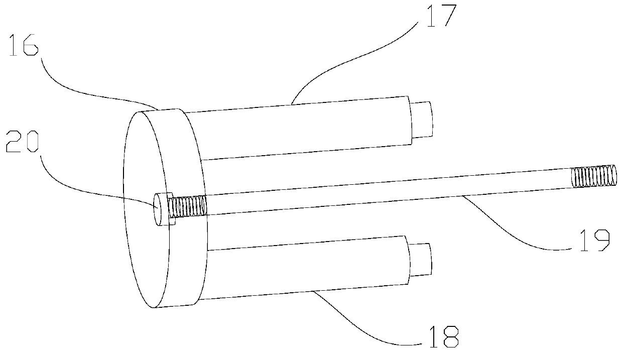 High-temperature in-situ loading stress measuring device for neutron diffraction