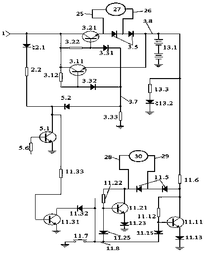 Pulse floating charger having backup