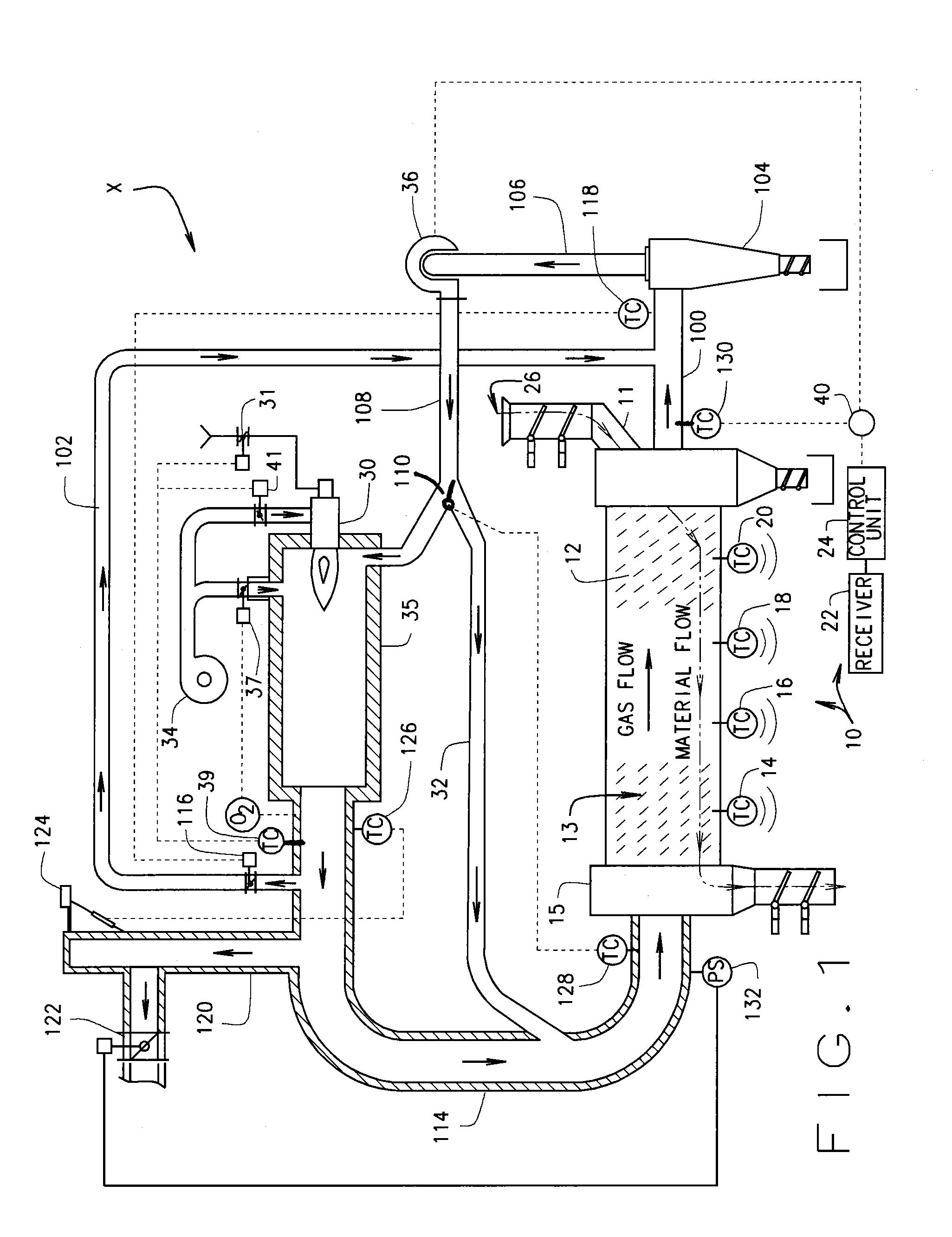 Wireless temperature sensing and control system for metal kiln and method of using the same