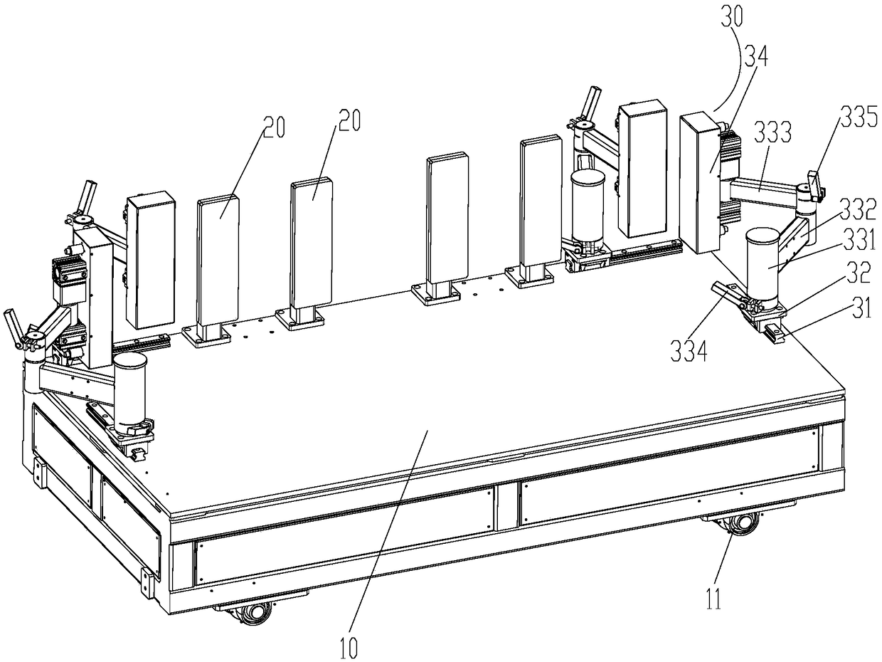 Sheet metal part distributing device