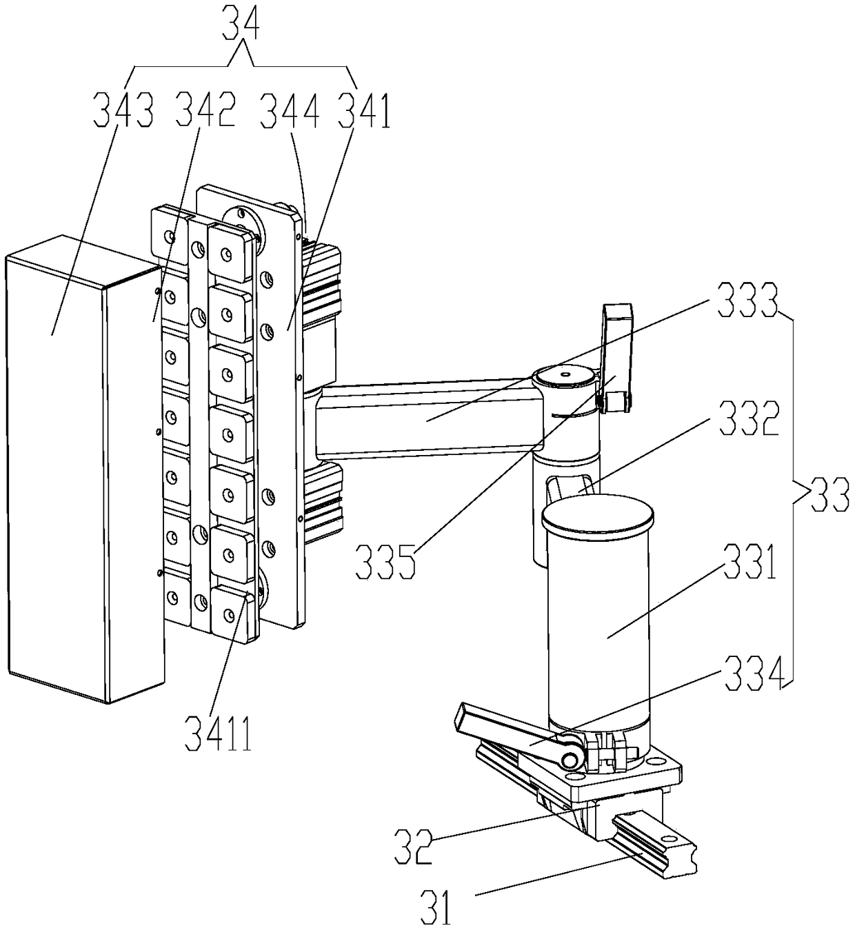 Sheet metal part distributing device