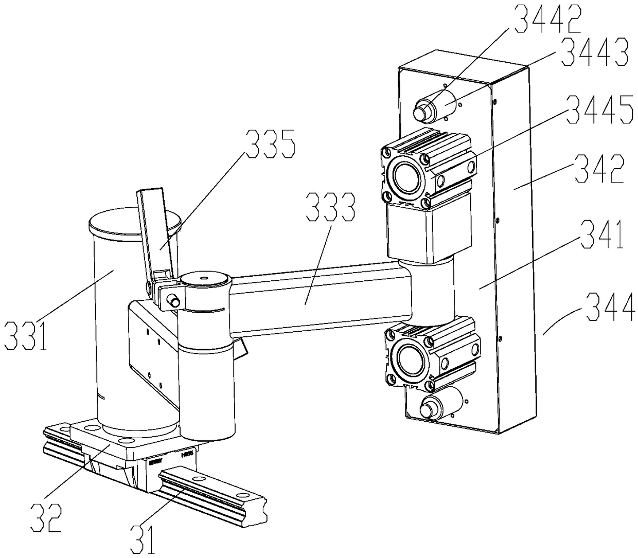 Sheet metal part distributing device