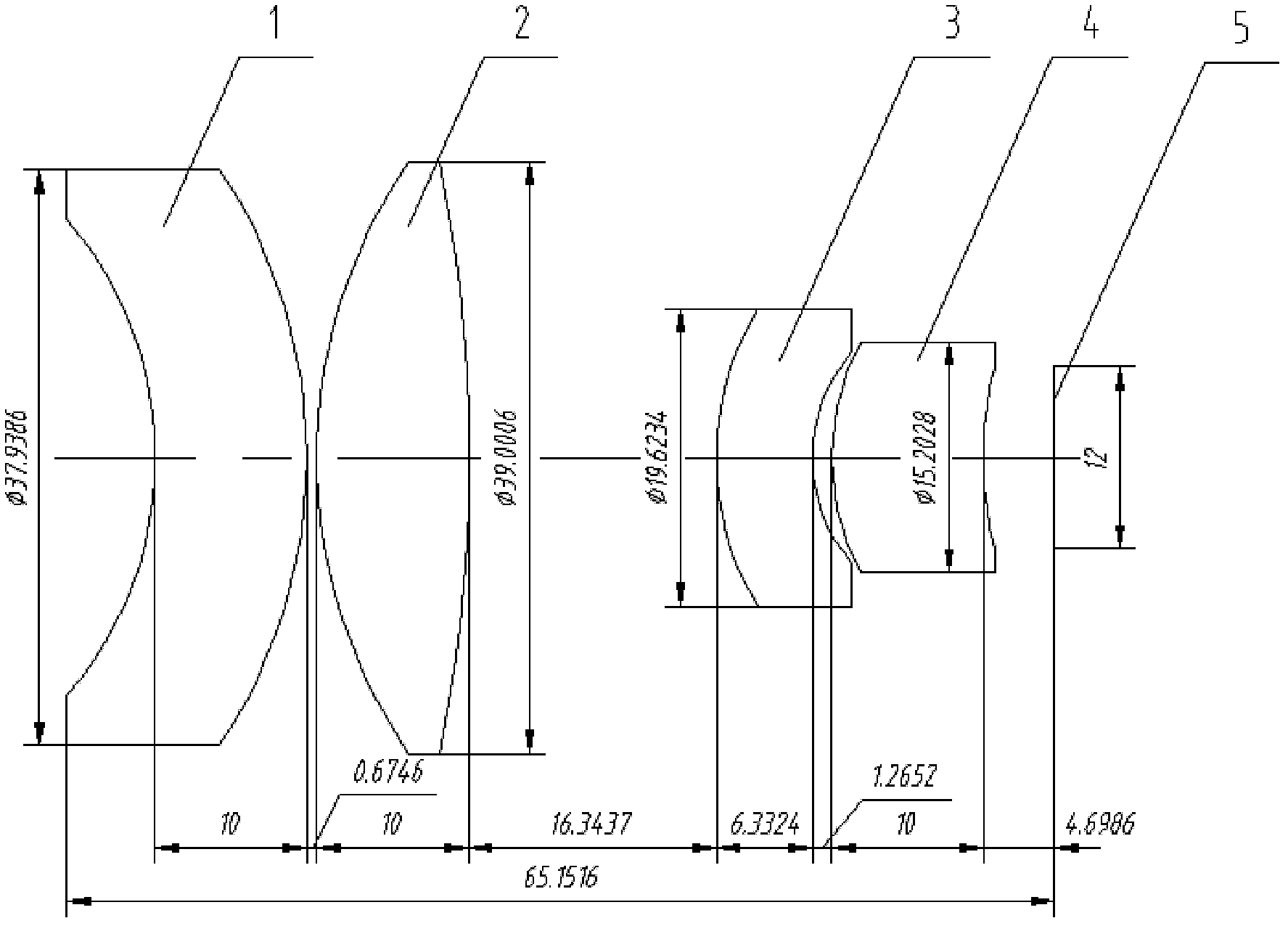 Device for accurately identifying semi-active laser target azimuth