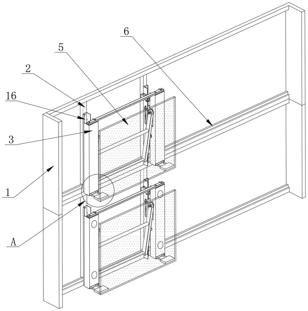 Splicing, mounting, positioning and fixing device for LCD liquid crystal splicing screen