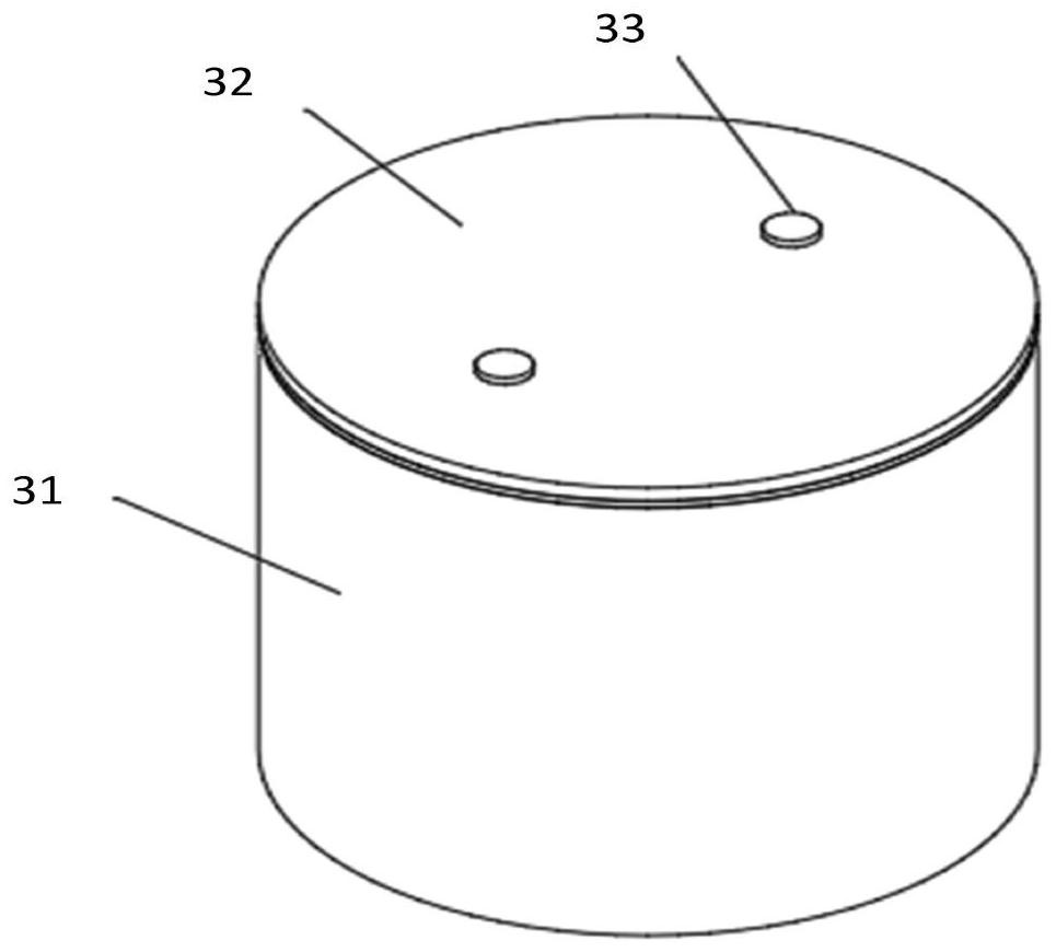 High-voltage direct-current voltage measuring system based on electrolyte voltage division