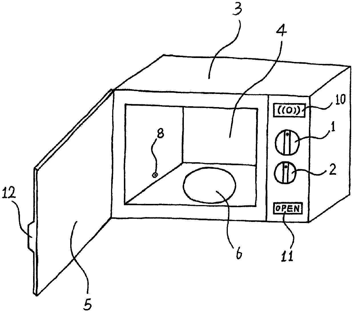 Smart reminding microwave oven