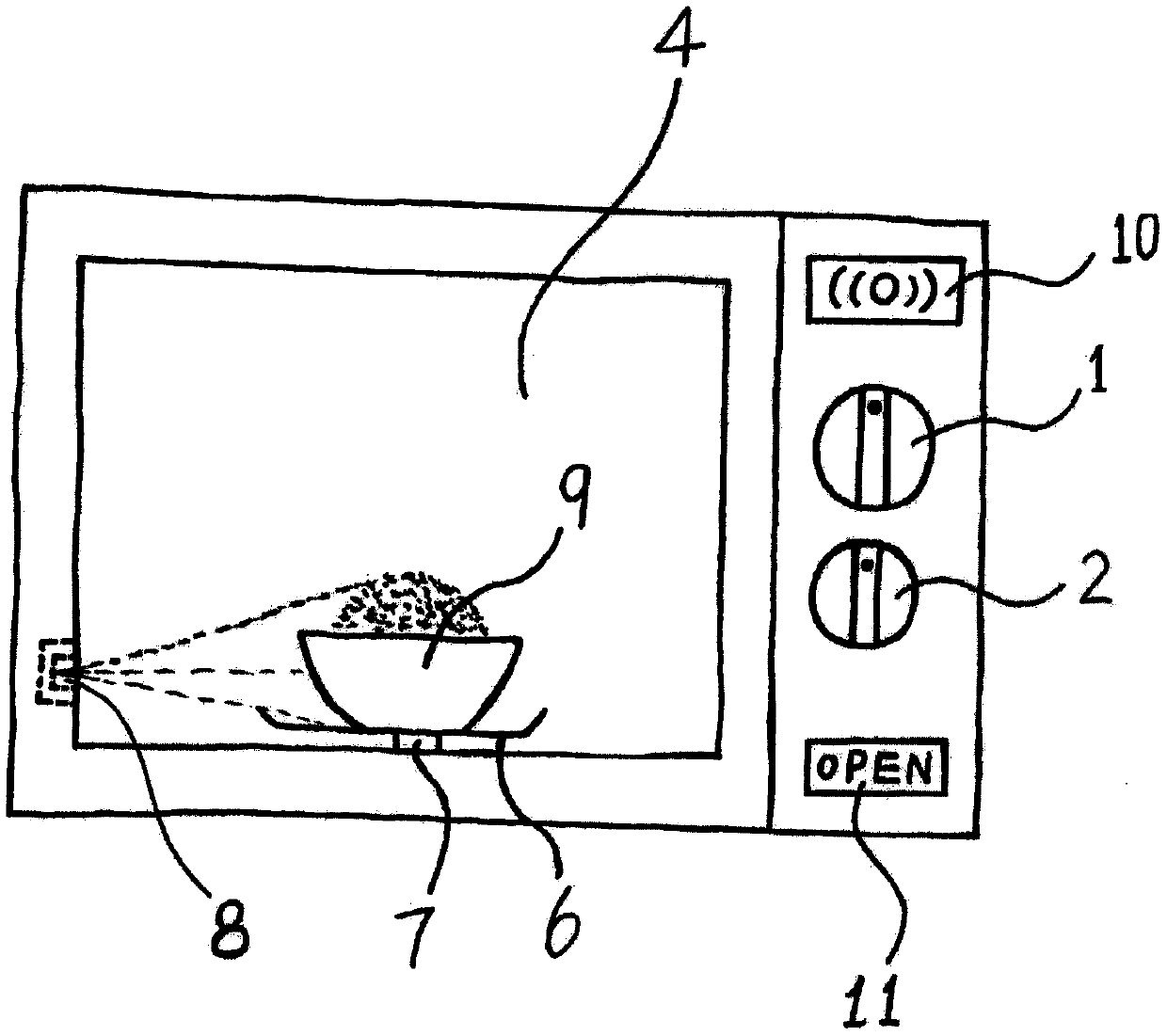 Smart reminding microwave oven