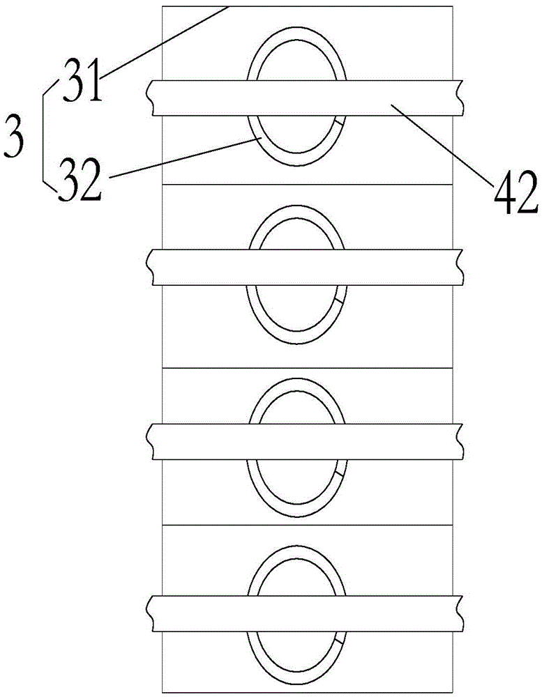 Subdivision water-saving and fog-dissipating closed cooling tower