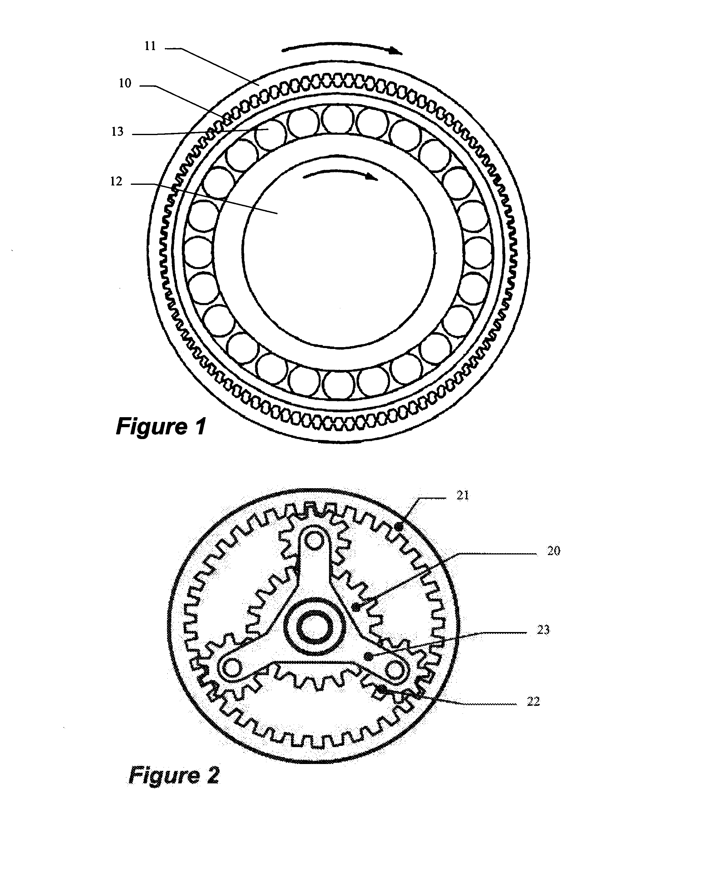 Planetary harmonic differential transmission