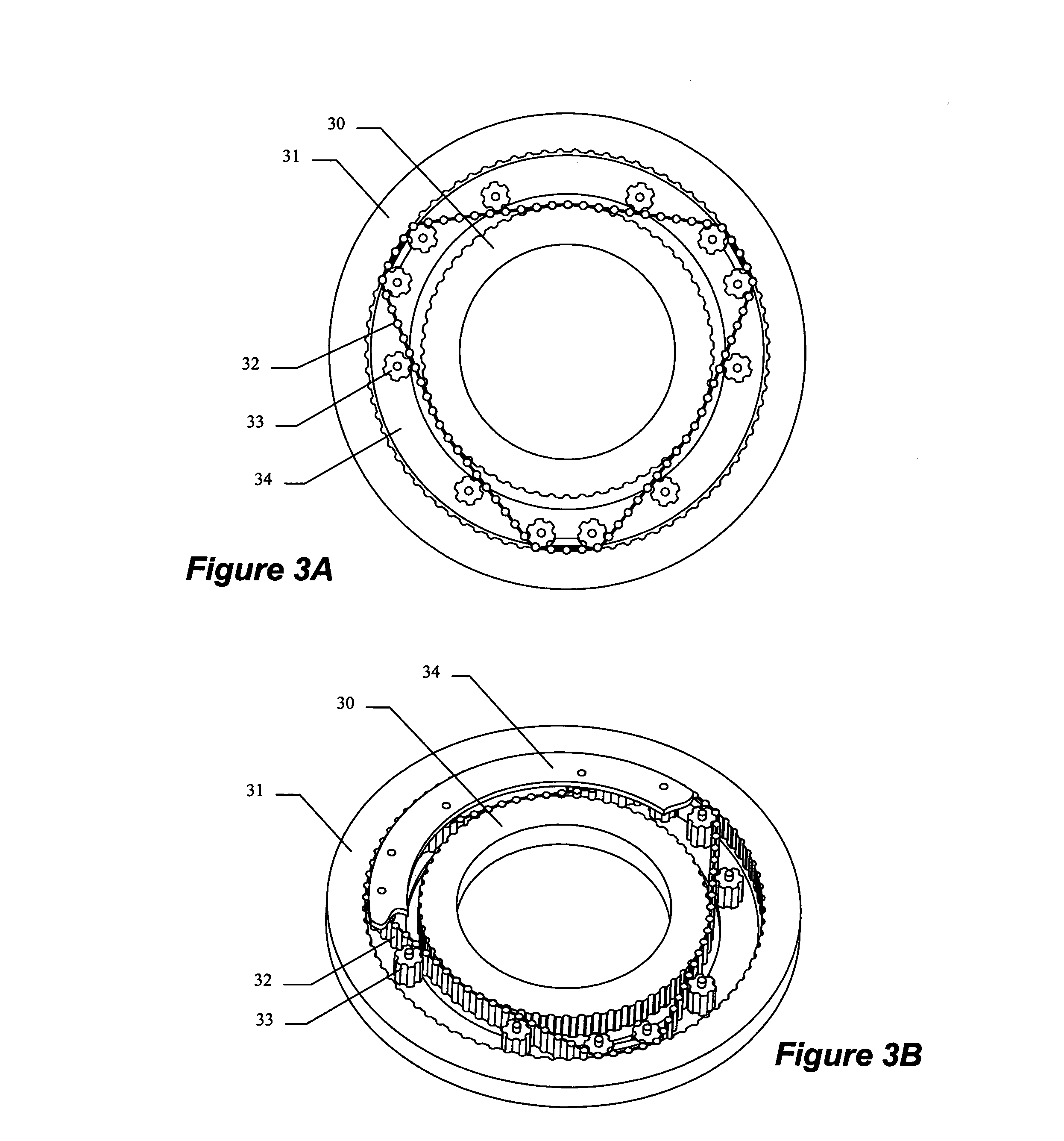 Planetary harmonic differential transmission