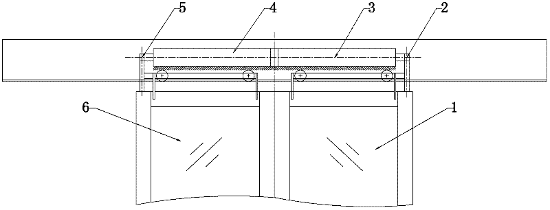 Pneumatic safety underground shielding door