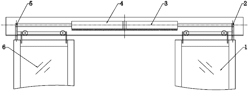 Pneumatic safety underground shielding door