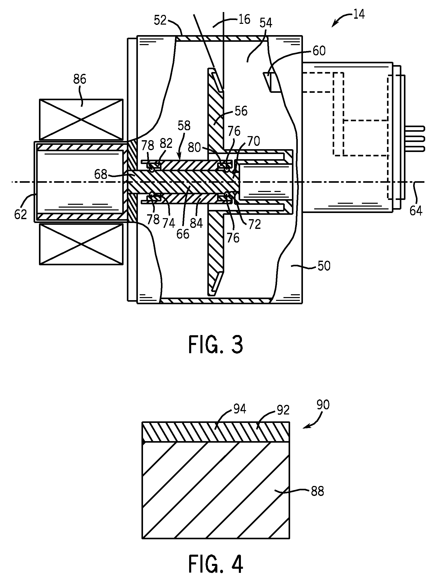 Composite coating for improved wear resistance for x-ray tube bearings