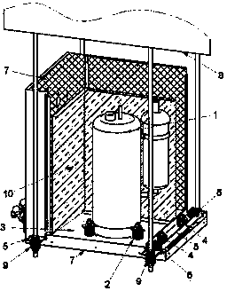 Multilevel vibration-attenuation multilayer sound insulation structure