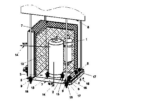 Multilevel vibration-attenuation multilayer sound insulation structure