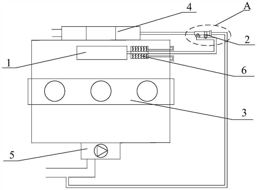 Crankshaft ventilation system, turbocharged engine and automobile