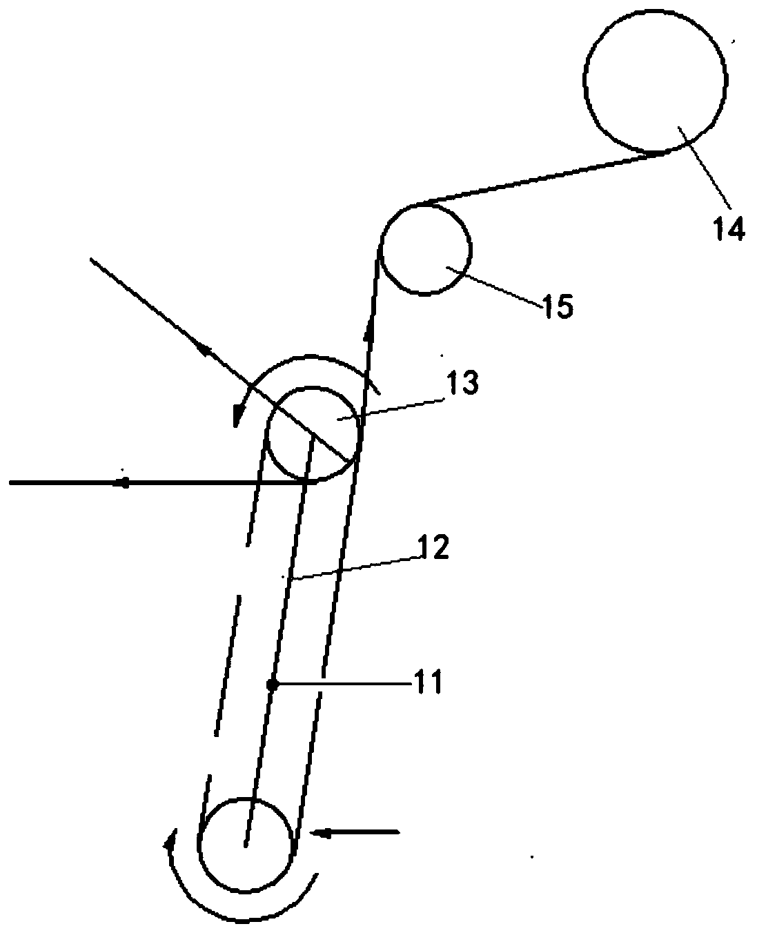 Marking method for distinguishing wound fabric cut pieces