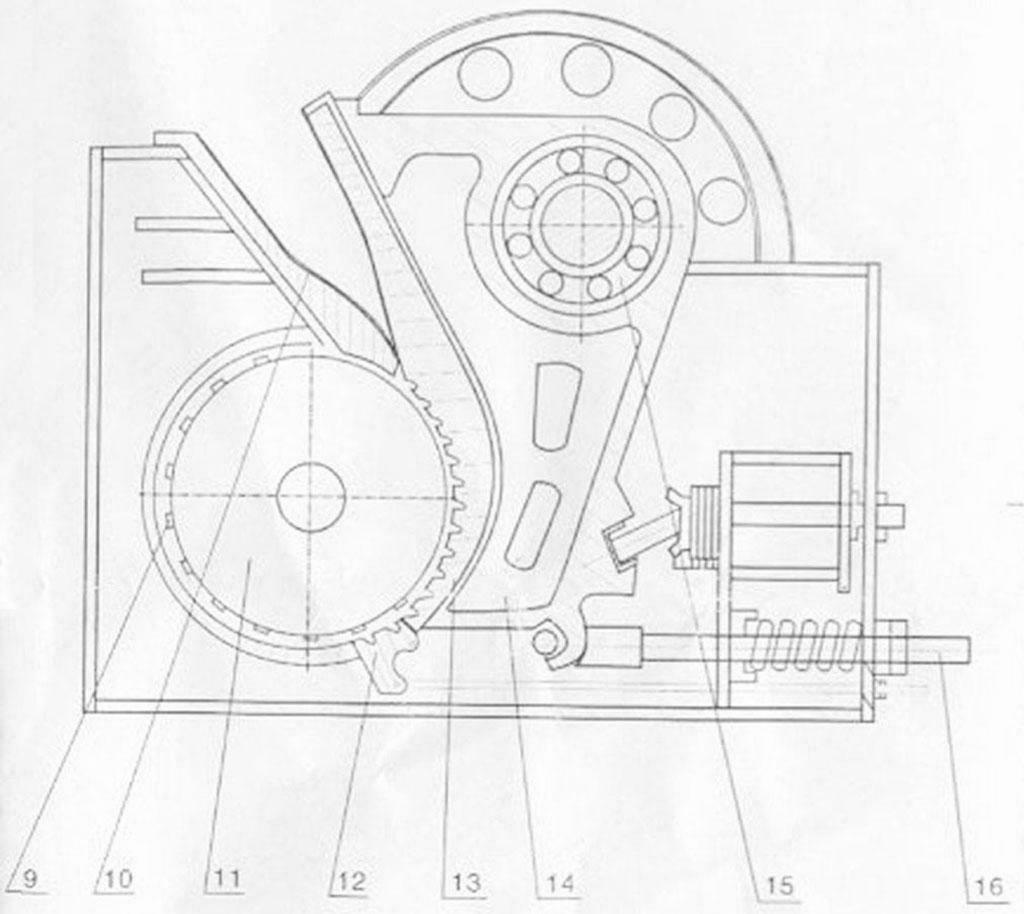 Jaw impacting and rubbing ultrafine crusher