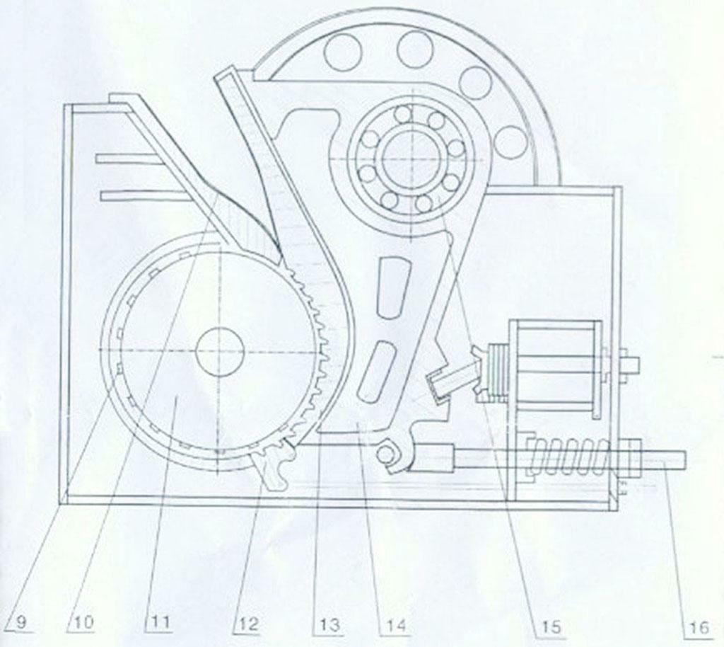 Jaw impacting and rubbing ultrafine crusher