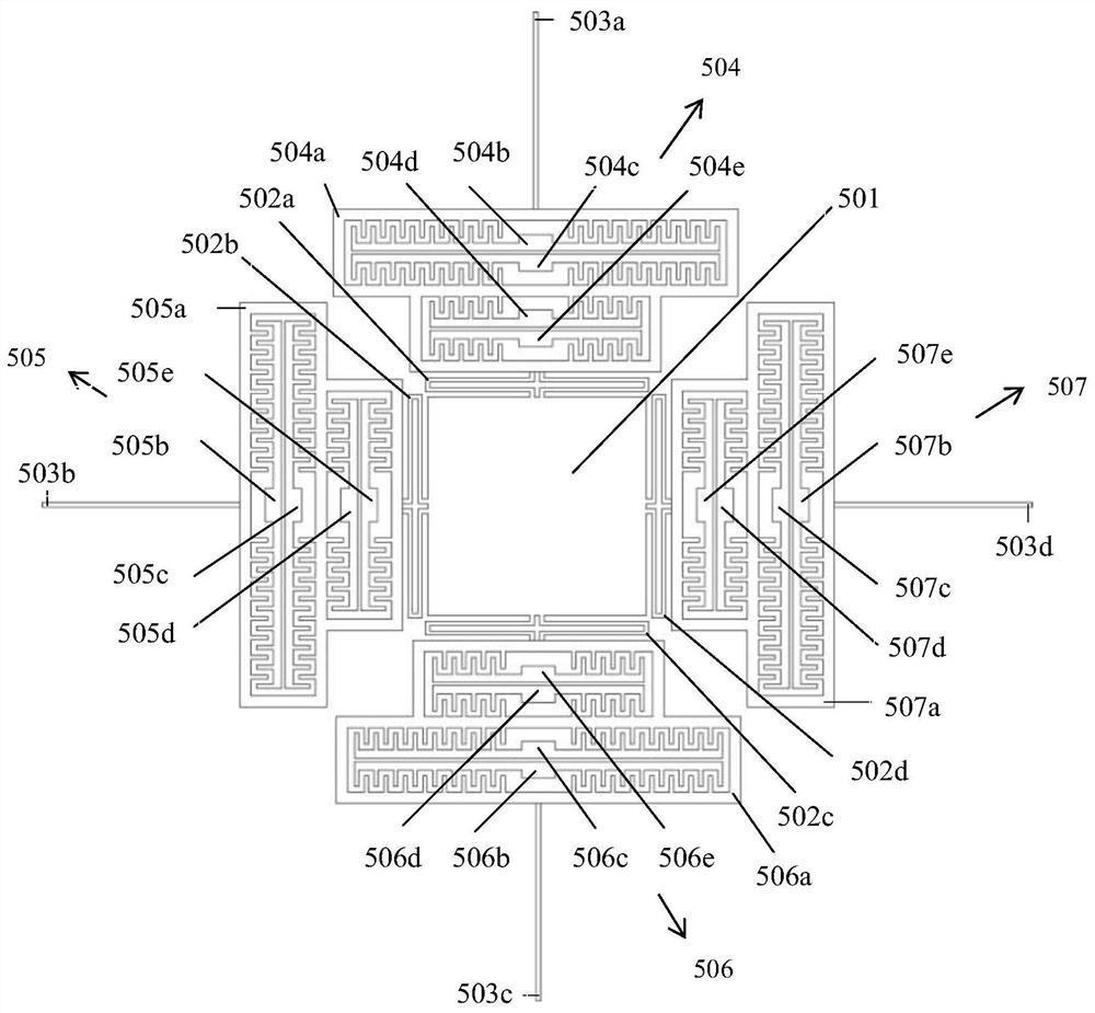 A silicon micromachined gyroscope with a four-column mass