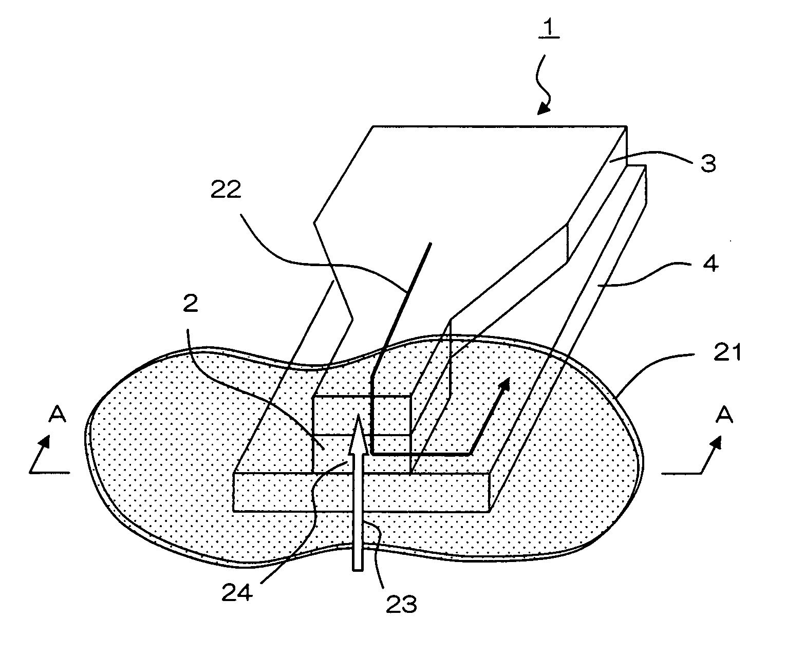 Magnetoresistive effect element having hard magnetic films in non-uniform cross-sectional shape