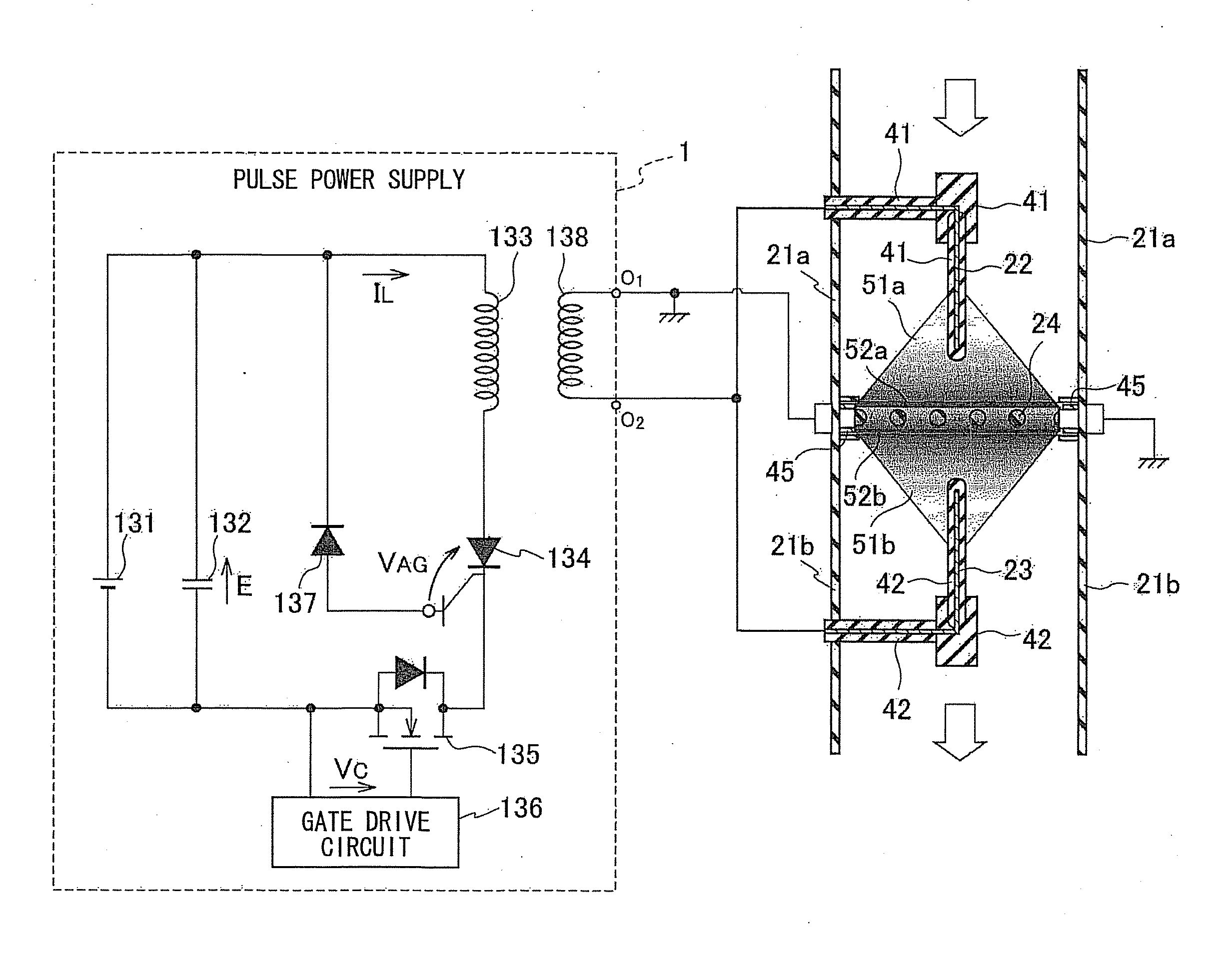 Gas reforming device