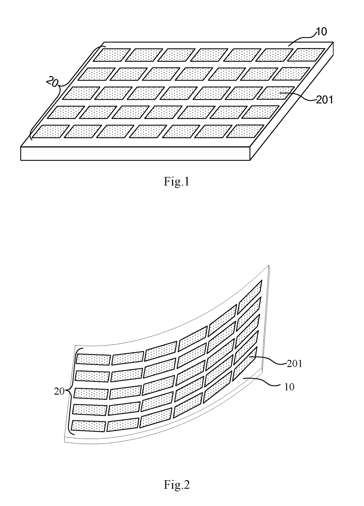 Flexible display substrate and its deformably driving method, a display device