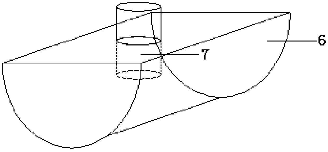 Device for measuring shearing strength index of rock-soil specimen and measuring method