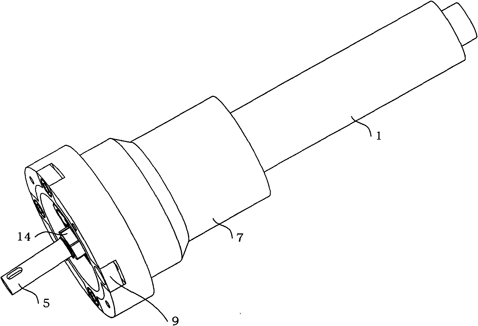 Axial load resistant no-return-difference torque output ball-hinged driving mechanism