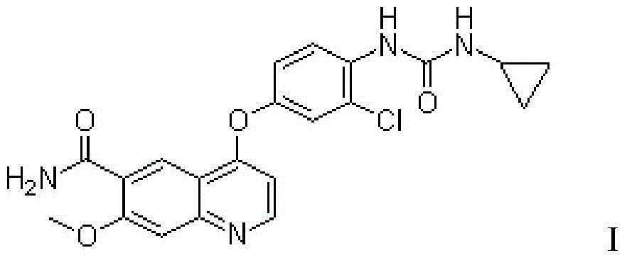 Medicinal composition containing lenvatinib, and preparation method thereof