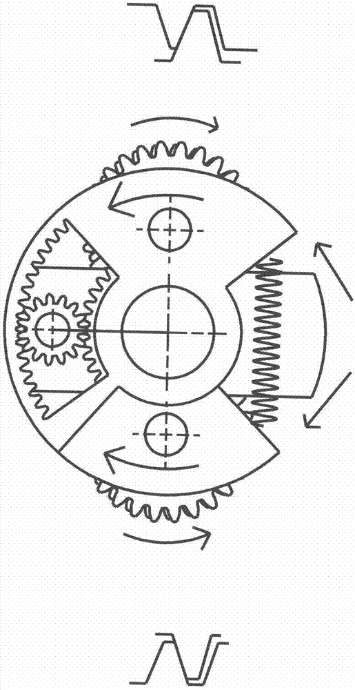 Prepressing compensation anti-backlash speed reducer