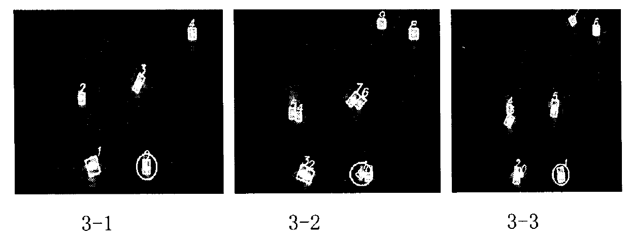 Automatic separation method for front and rear surface reflected light spots in surface shape detection system