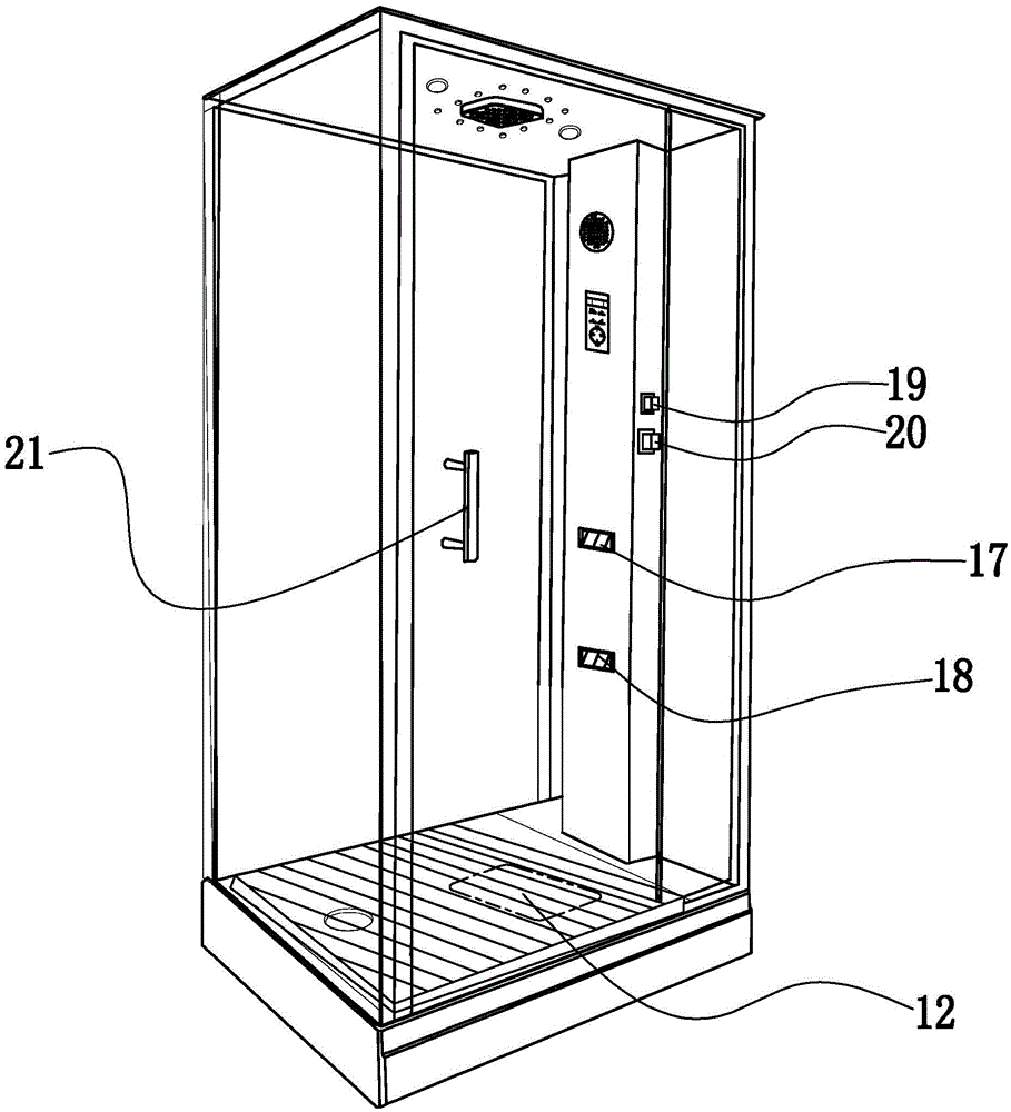 Multifunctional shower room