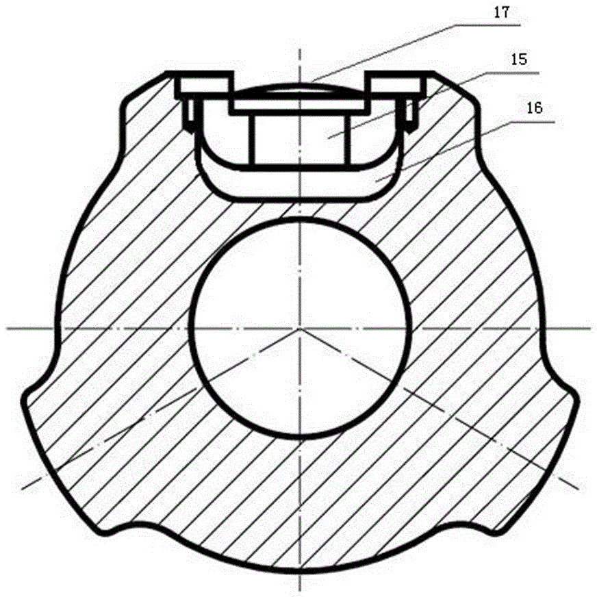 Azimuth acoustic logging device while drilling