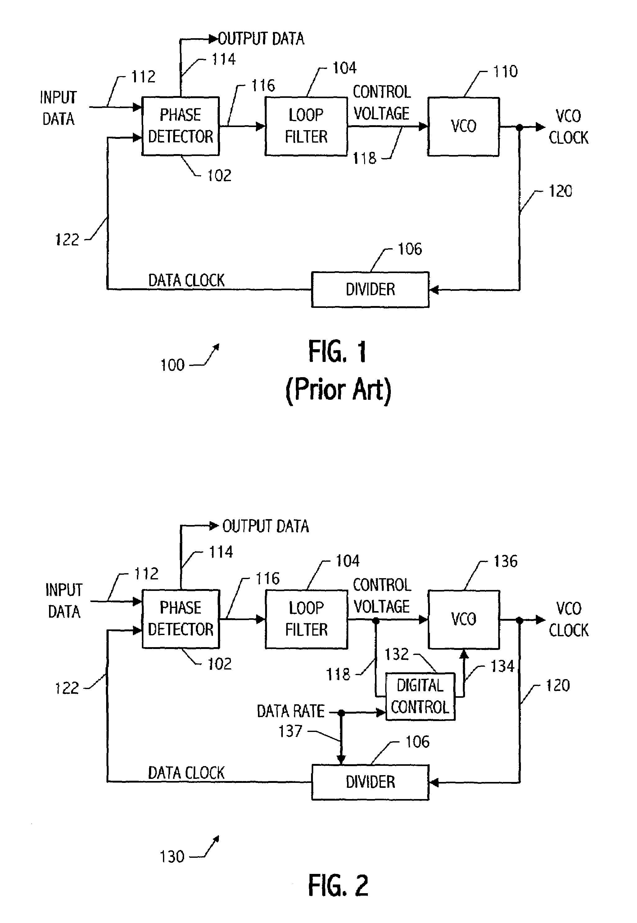 Feedback system incorporating slow digital switching for glitch-free state changes