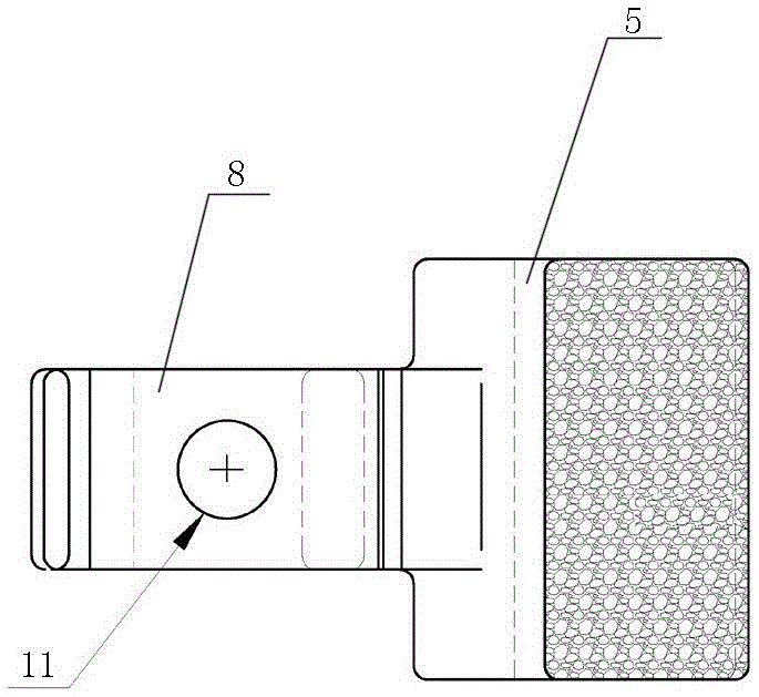 Mechanical tooth for waste treatment