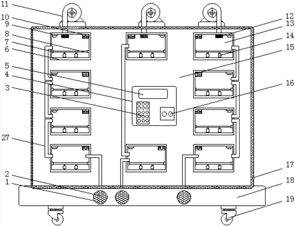 Medical medicine storage cabinet