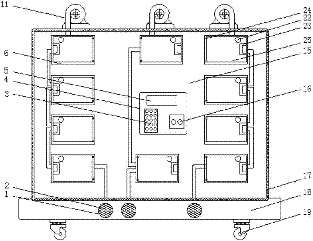 Medical medicine storage cabinet