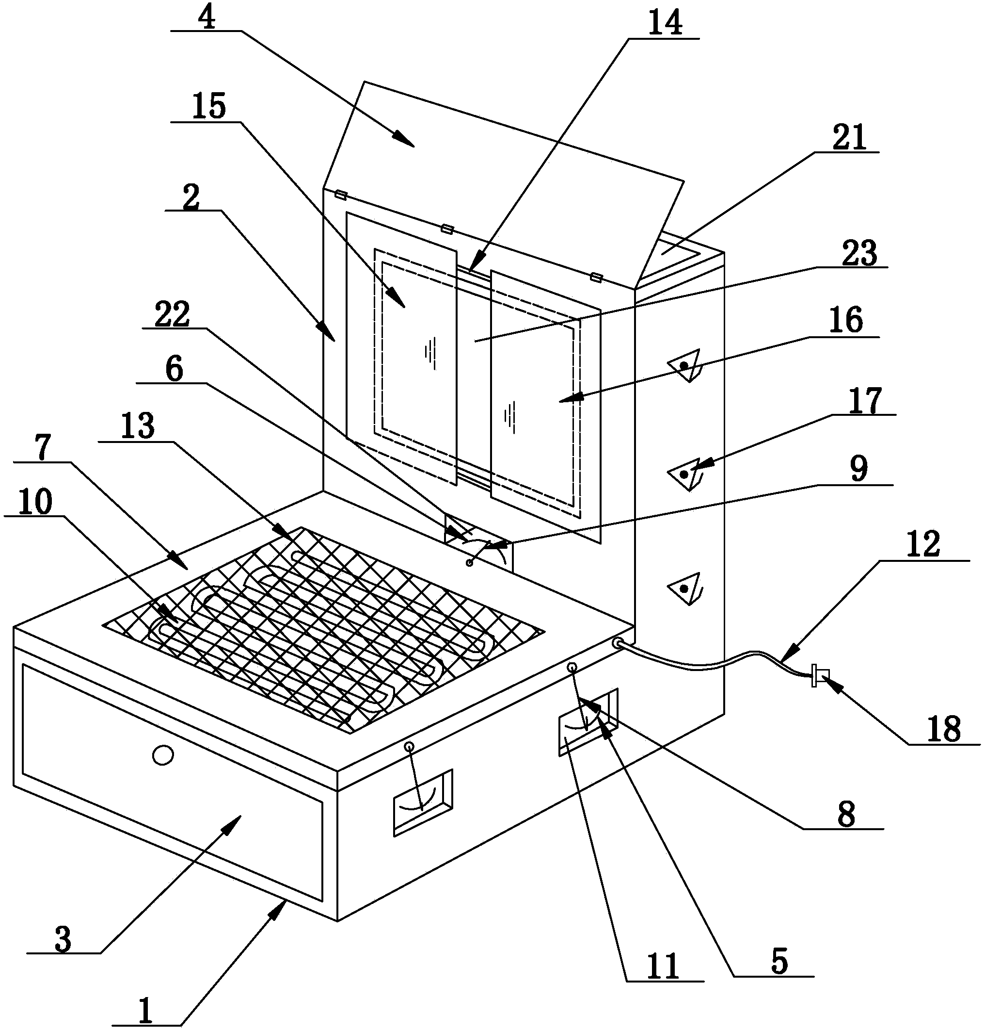 Novel multifunctional armchair