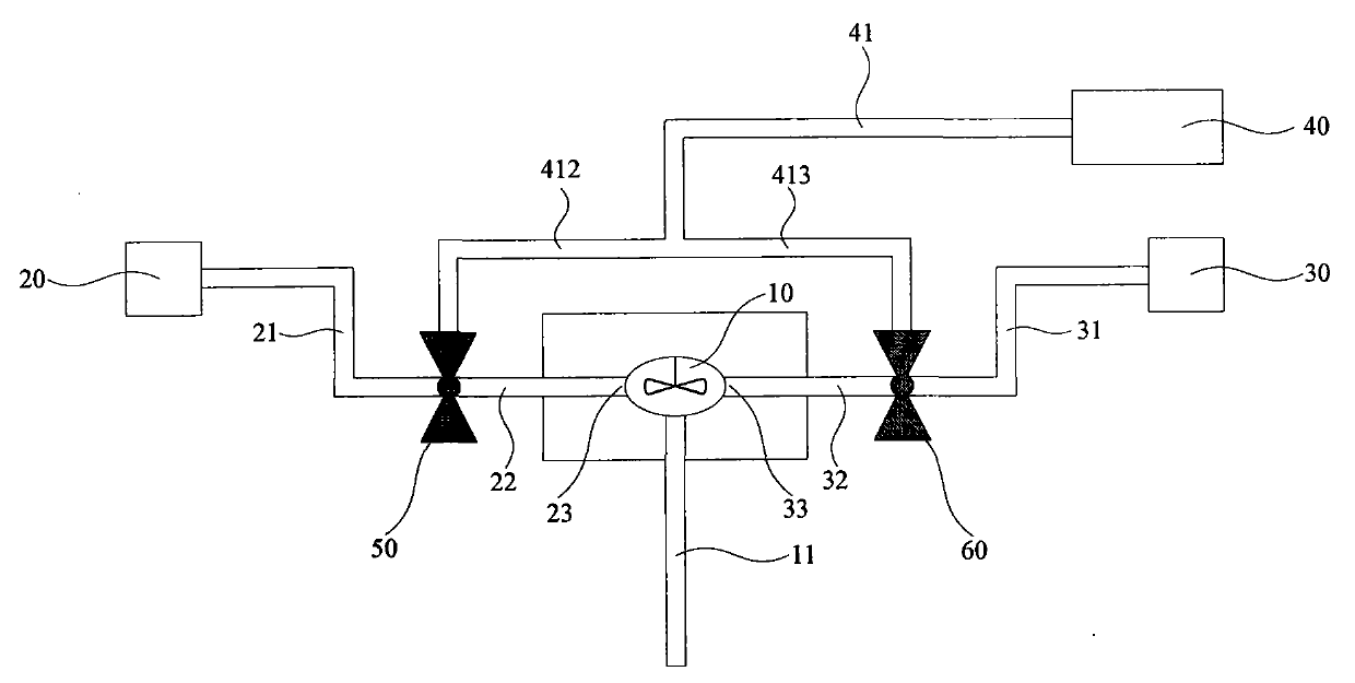 A and B adhesive filling device and method for keeping adhesive discharge state thereof